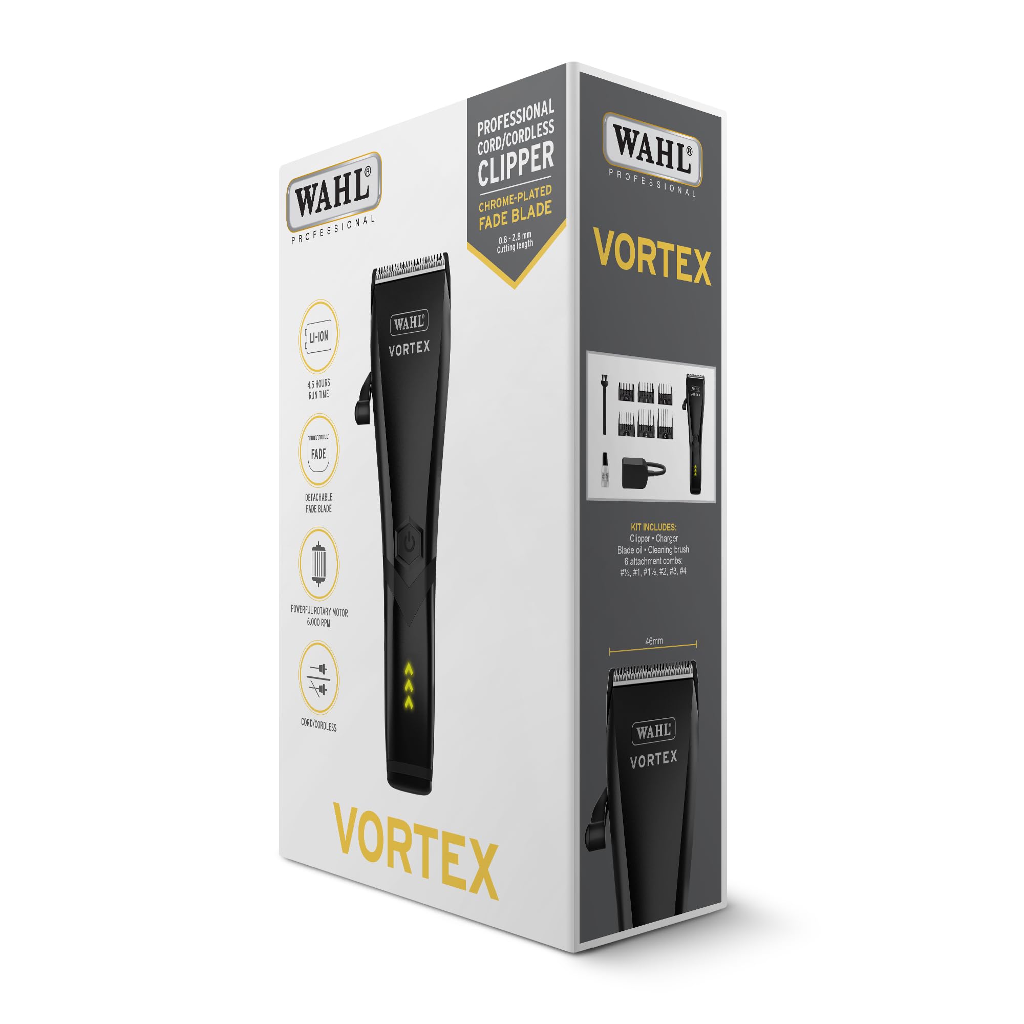 Wahl ボルテックス プロフェッショナルヘアトリマー 6,000 RPM